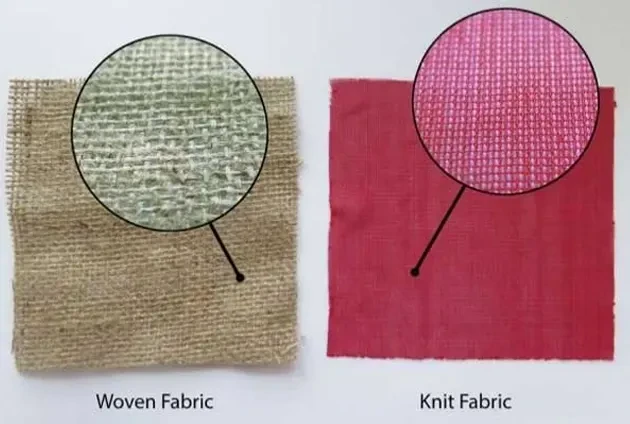 Woven vs Knit fabric Woven vs Knit fabric