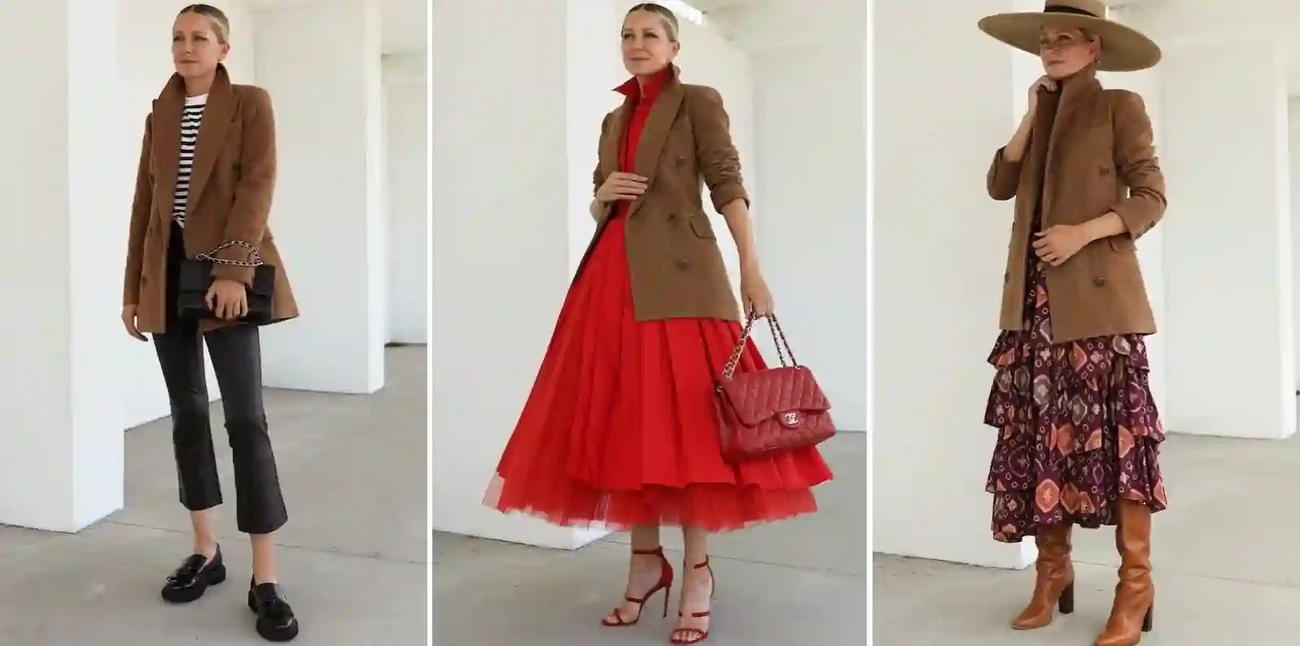 Styling a piece of clothing in different styles Styling a piece of clothing in different styles