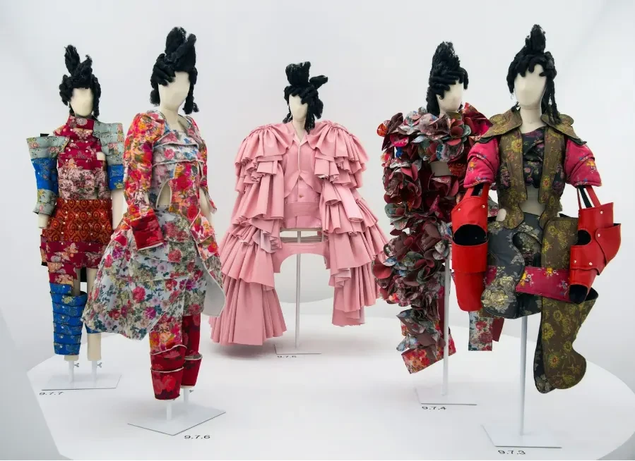 Designer Dresses by Rei Kawakubo, founder of Tokyo-based Comme des Garçons Designer Dresses by Rei Kawakubo, founder of Tokyo-based Comme des Garçons