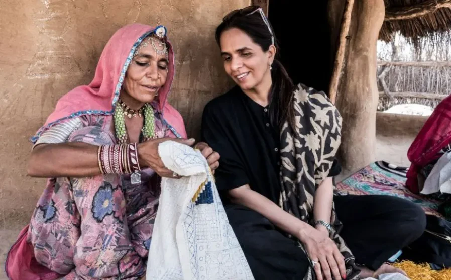 Anita Dongre, a leading figure in the Indian fashion landscape Anita Dongre, a leading figure in the Indian fashion landscape
