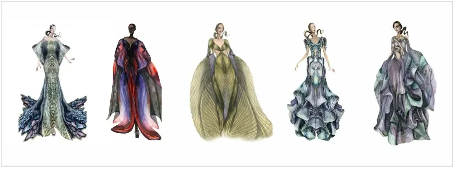 Dresses by Iris van Herpen Dresses by Iris van Herpen